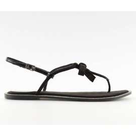 Negro Sandalias para mujer chanclas 17715 Negro