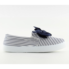 B860 calzoncillos marinero blanco azul marino