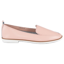 Mazaro Mocasín piel rosa