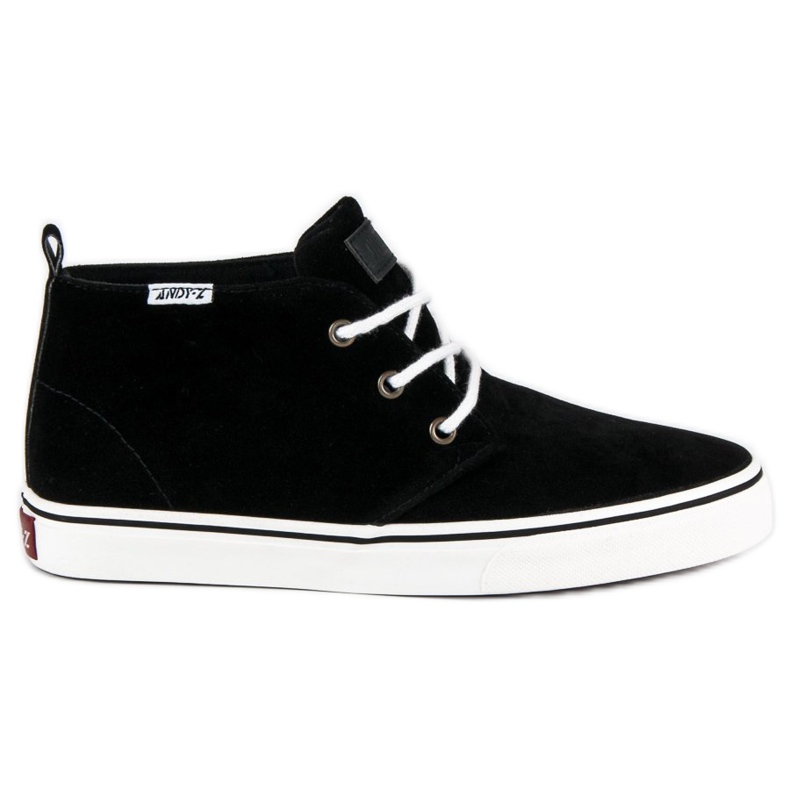 Andy Z Zapatillas tobilleras de ante negro