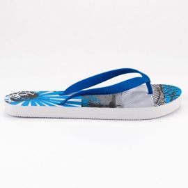 Chanclas de hombre azul