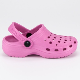 Zapatillas de goma rosa