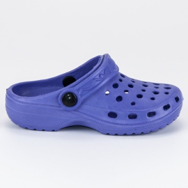 Chanclas de goma moradas violeta