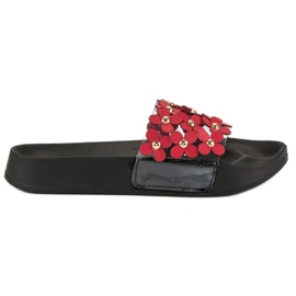 Vices Zapatillas de vicios de mujer con estilo. rojo