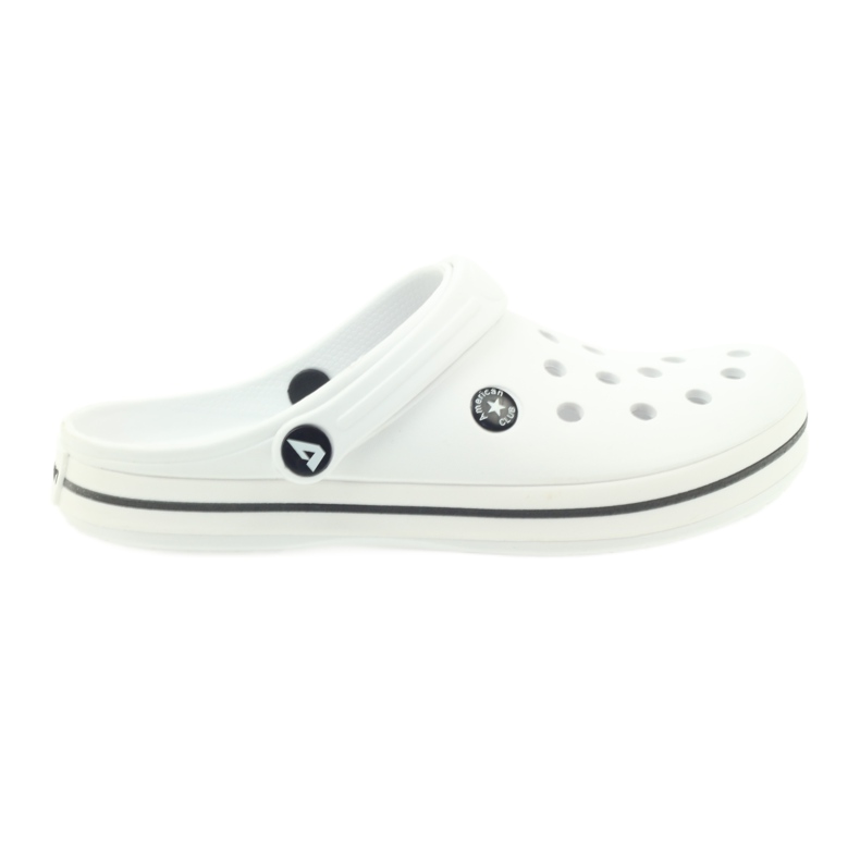 American Club Sandalias blancas zuecos de Kroks blanco