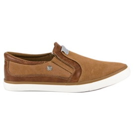 L&H Slipons de hombre marrón
