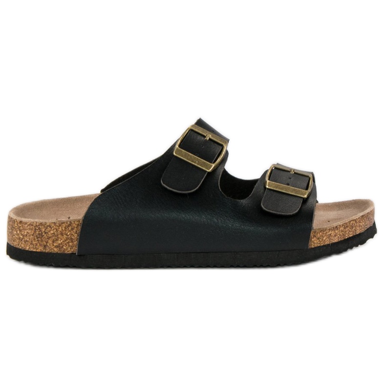 American Club Pantuflas americanas negras negro