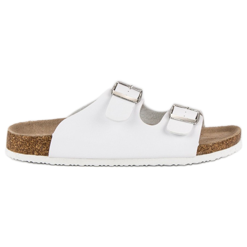 American Club Pantuflas americanas blancas blanco