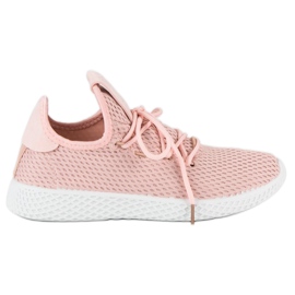 Calzado deportivo polvo rosa