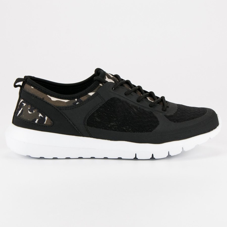 Zapatillas deportivas sin cordones moro negro