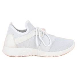 Zapatos sin cordones blancos