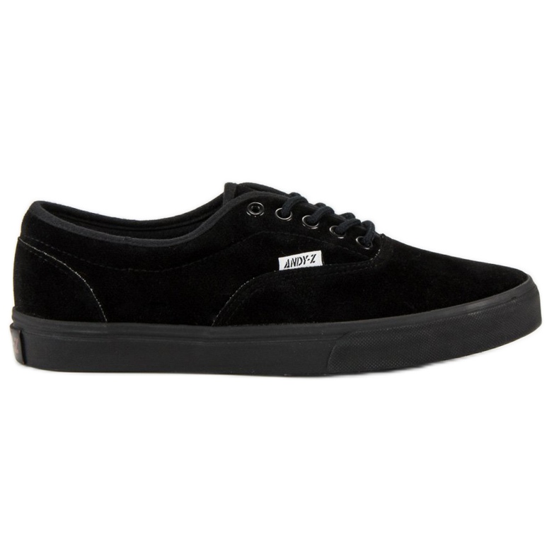 Andy Z Zapatillas con cordones para hombre negro