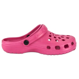 Pantuflas Jardín Fucsia rosa