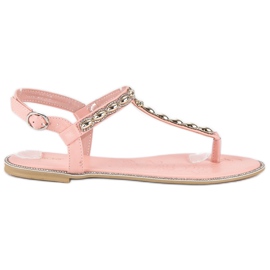 Chanclas VICES elegantes rosado Chanclas VICES elegantes rosado