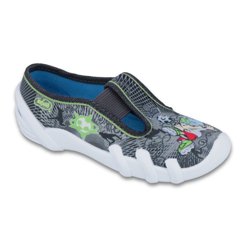 Zapatos befado niño 290X163 rojo gris verde