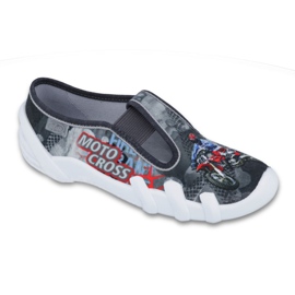 Befado otros zapatos de niños 290Y167 gris rojo