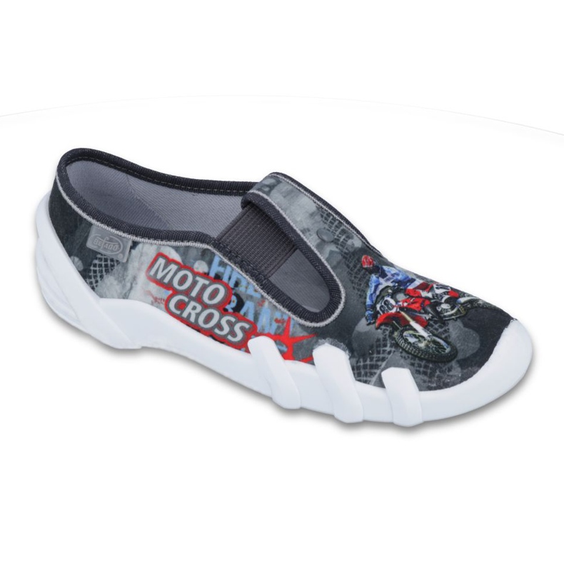 Befado otros zapatos de niños 290Y167 gris rojo