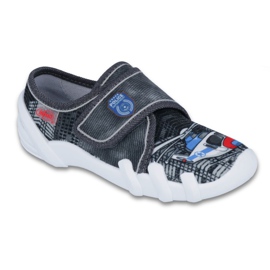 Zapatos befado niño 273X232 azul gris rojo