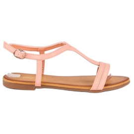 Bella Star Sandalias mujer cómodas rosado