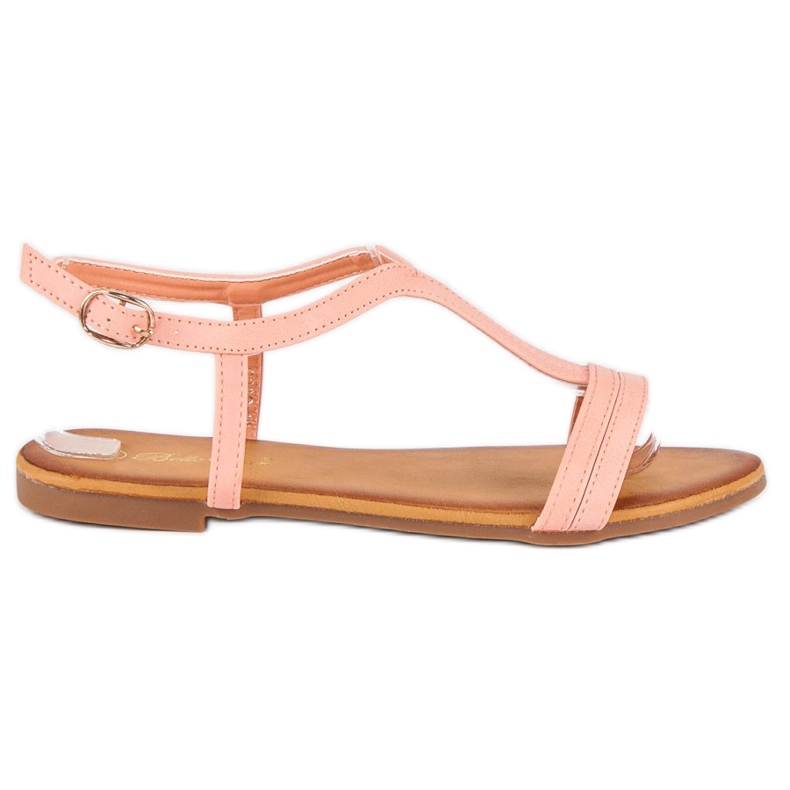 Bella Star Sandalias mujer cómodas rosado
