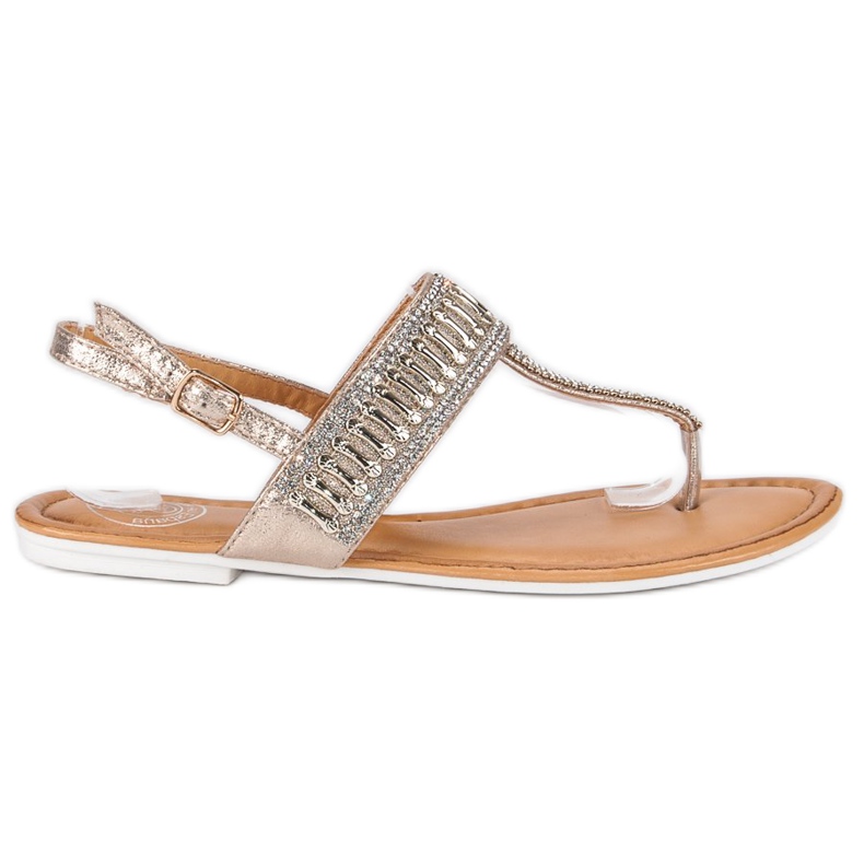 Chanclas doradas dorado