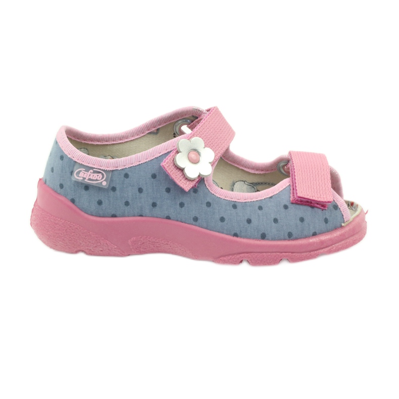 Sandalias niño Befado 969x093 gris rosado