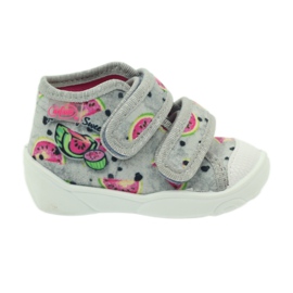 Zapatillas de deporte zapatillas de estar por casa en befado gris sandias verde rosado