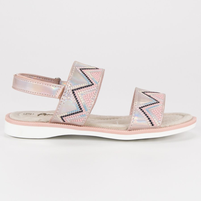 American Club Sandalias americanas rosado