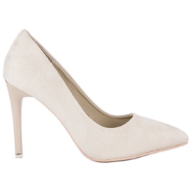 Tacones de ante gris Tacones de ante gris