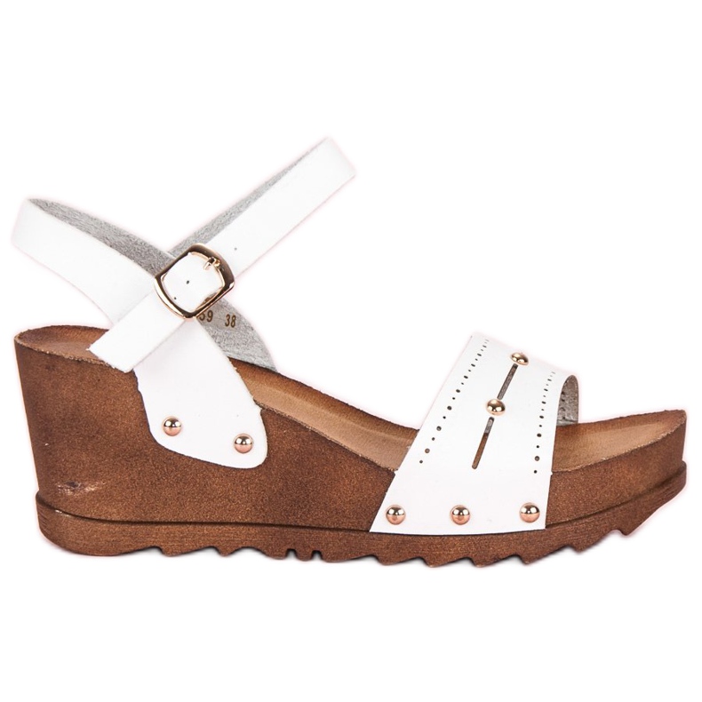 Sandalias cuña blancas blanco Sandalias cuña blancas blanco