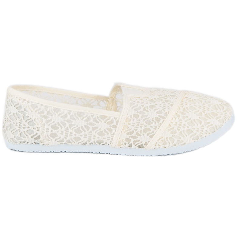 Bailarinas encaje beige