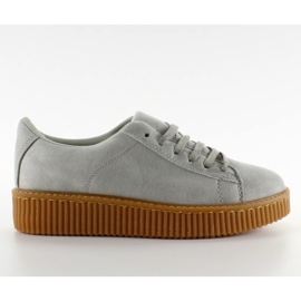 Creepers en la suela de goma K-95 LT gris