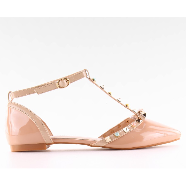Bailarinas con tachuelas rosa DM29P rosa. rosado