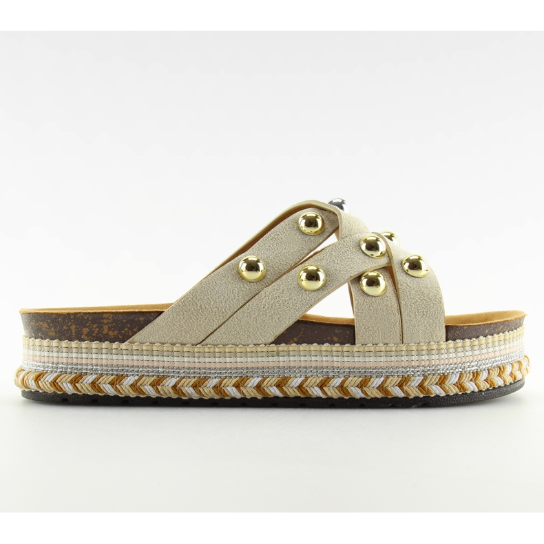 BV-418 Zapatillas alpargatas beige beige