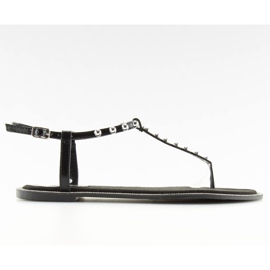 Sandalias negras chanclas 17716 negro