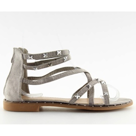 Sandalias grises para mujer 358 gris II-GAT