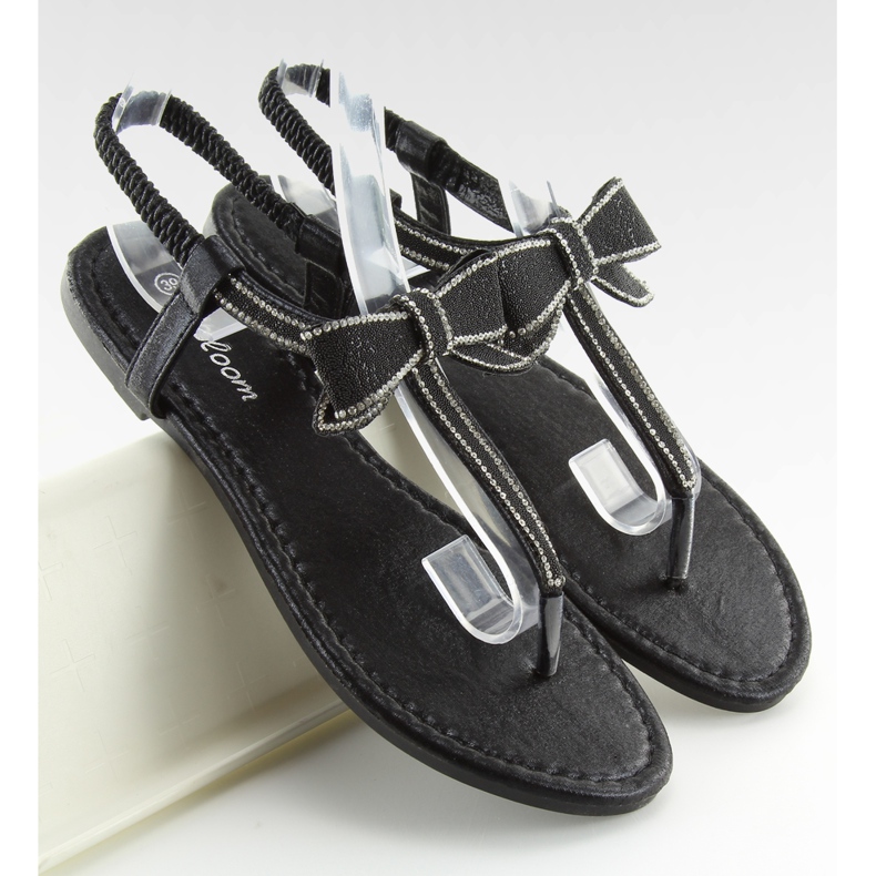 Chanclas negras LS-89080 Black negro