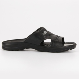 Chanclas de goma negra negro