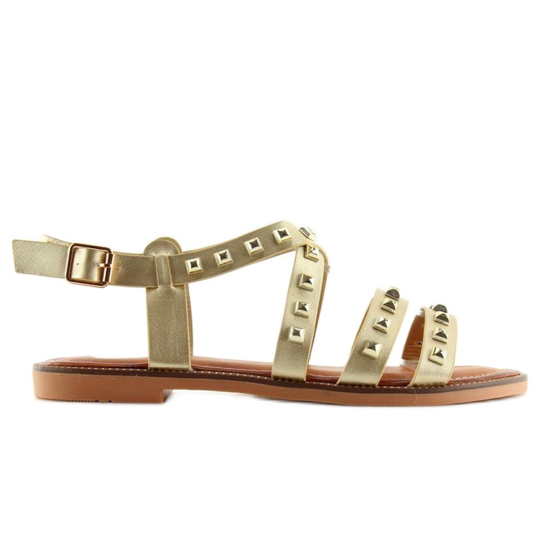 Sandalias tachuelas doradas M-520 Oro dorado