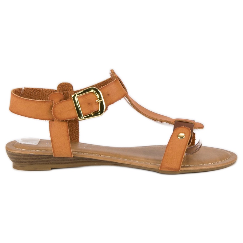 Sandalias cómodas camel marrón Sandalias cómodas camel marrón