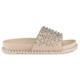Babuchas rock beige