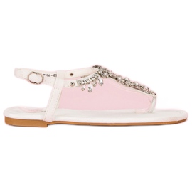 Vices Sandalias planas elegantes vicios blanco