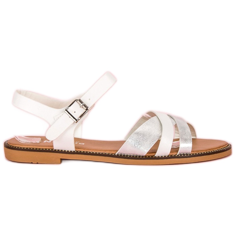 Nio Nio Sandalias blancas clásicas blanco gris