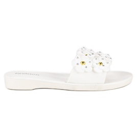 Fashion Chanclas Meliski mujer blanco