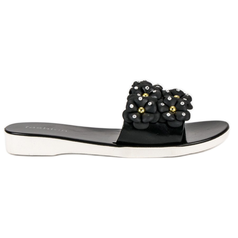 Fashion Chanclas Meliski mujer negro