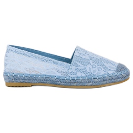 Seastar Alpargatas encaje azul Seastar Alpargatas encaje azul