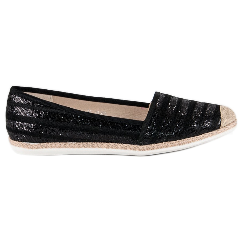 Alpargatas negras de moda negro