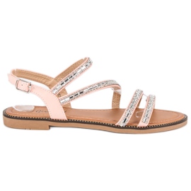 Girlhood Sandalias rosas con estilo rosado