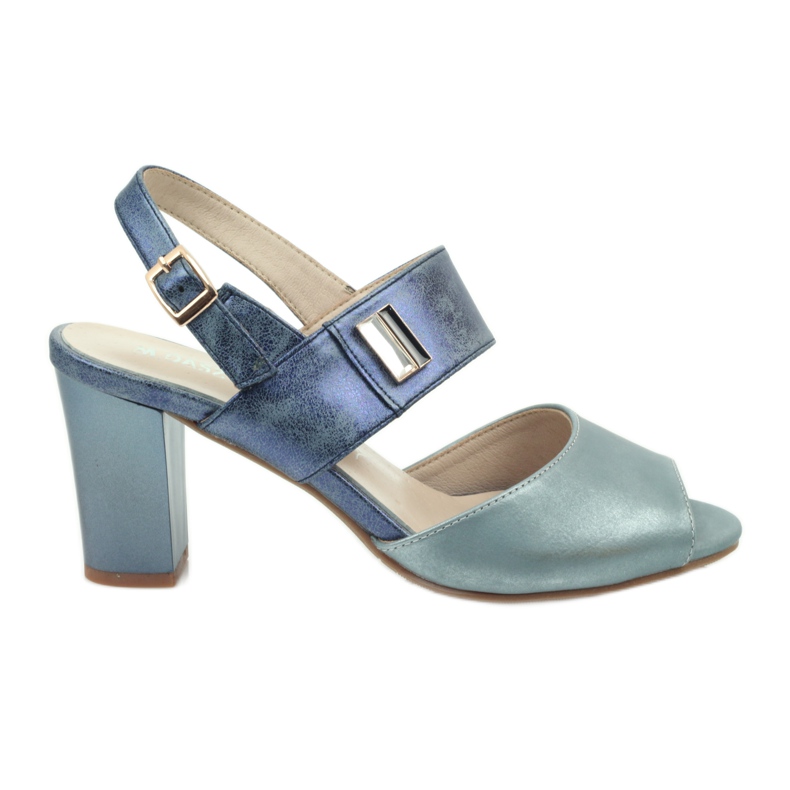 M.Daszyński Sandalias con plantilla de piel Daszyński azul M.Daszyński Sandalias con plantilla de piel Daszyński azul