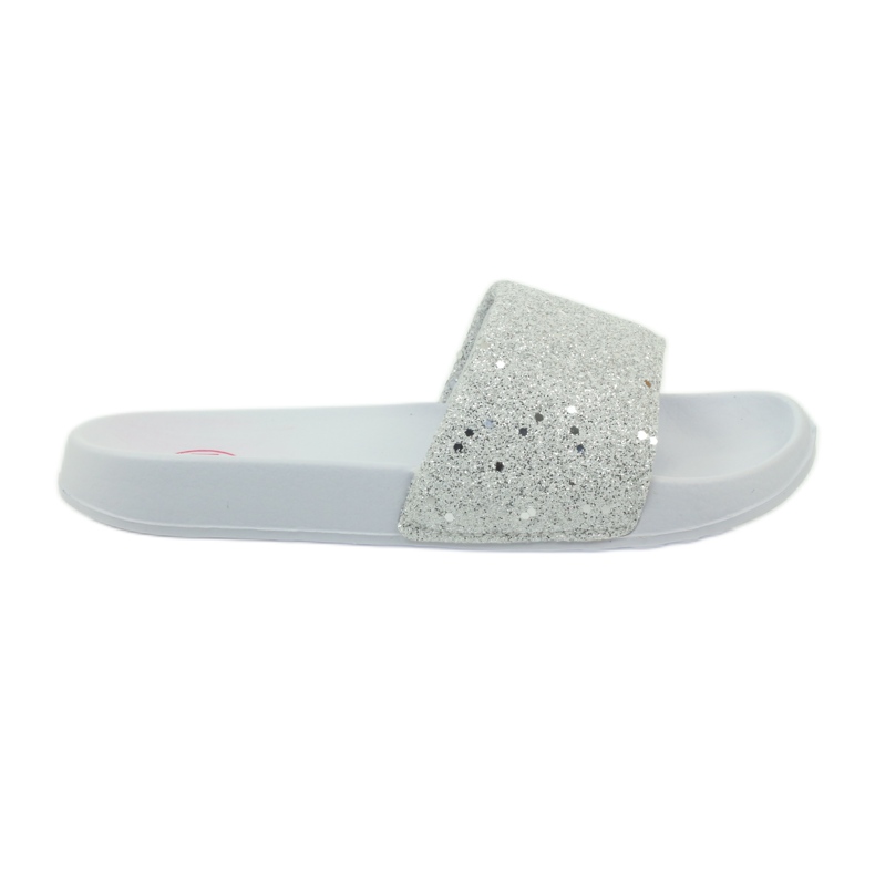 Zapatillas perfiladas Big Star glitter blanco gris